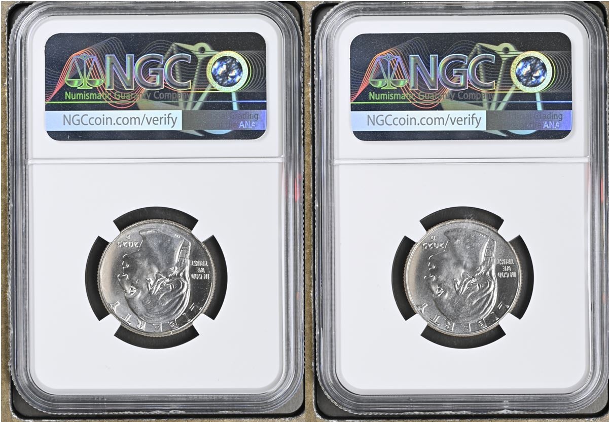 2025 P/D Juliette Gordon Low American Women Quarter Set Graded NGC MS-67