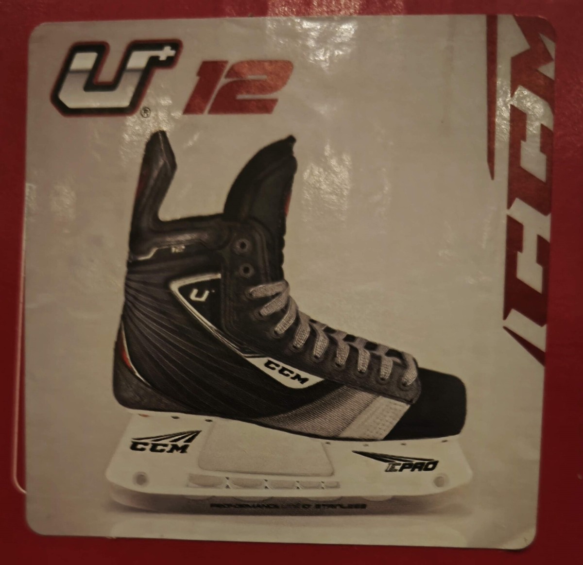 CCM U+ 12 Skates Men\'s ultralight Blade EPro Size 9 Shoes 10.5 CCM U+ 12 Skates Size 6.5, xlnt cond., ultralight, used 6  main image 2