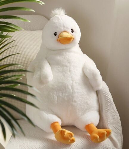 Weiße dicke Ente 31 Zoll Kissen Stofftier Plüschtiere Kleinkind Puppe Kinder Geschenke - Bild 1 von 20