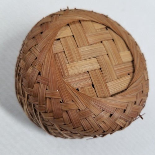 Native American Kachina Doll Basket Wooden Small Handmade Navaho Ceremonial Wood - Picture 8 of 17