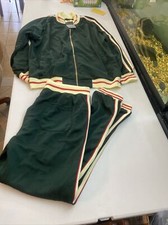 G-Style mens Jogging Suit Jacket Pants 4XL Green Tracking