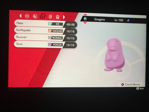 Pokemon Sword And Shield Shiny Quagsire 6IV Battle Ready Fast Delivery - Picture 5 of 6