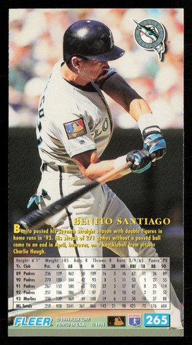 Tarjeta de béisbol Fleer Extra Bases 1994 única alta 2,5" x 4,5" *Tú eliges * - Imagen 200 de 361