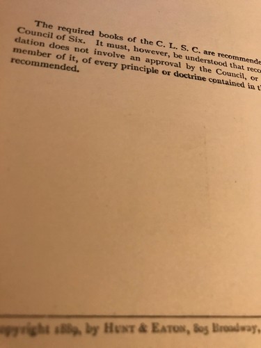 1889 An Outline History Of Rome Great Condition For Age Hardcover - Picture 6 of 11