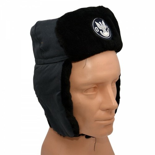 Polish Army Military Winter Hat Original Ushanka Civil Defence Obrona Cywilna eBay