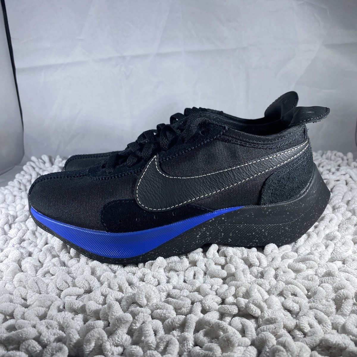Nike Moon Racer QS Running Sneakers Black/Racer Blue Men's