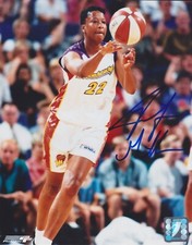 WNBA Jennifer Gillom Phoenix Mercury Signed 8x10 Photo Auto with B&E Hologram