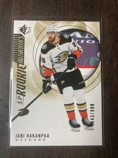 2020-21 Upper Deck SP Hockey Jani Hakanpaa SP GOLD Rookie Authentics /999