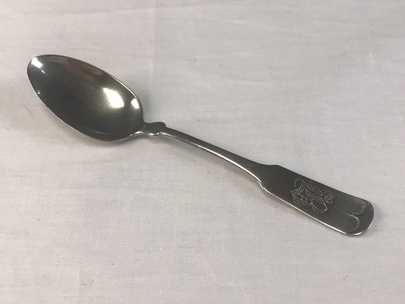 7pcs Antique BRAZIL SILVER Butter Knife Sugar +Tea Spoons SilverPlate