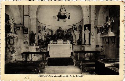 CPA AK LIMON Intérieur de la Chapelle de N. D. (462065)