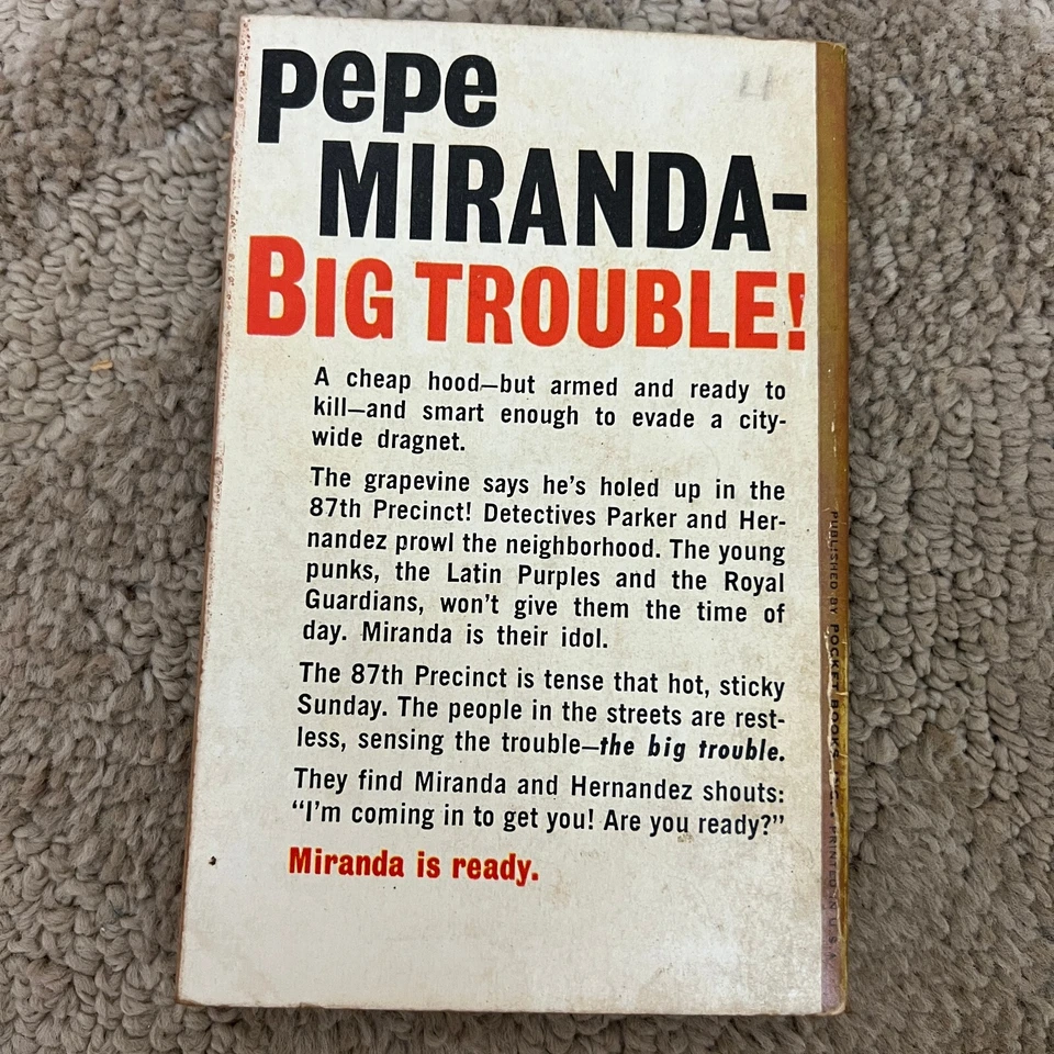 See Them Die Mystery Paperback Book by Ed McBain from Perma Books 1961 Foto 2 de 4