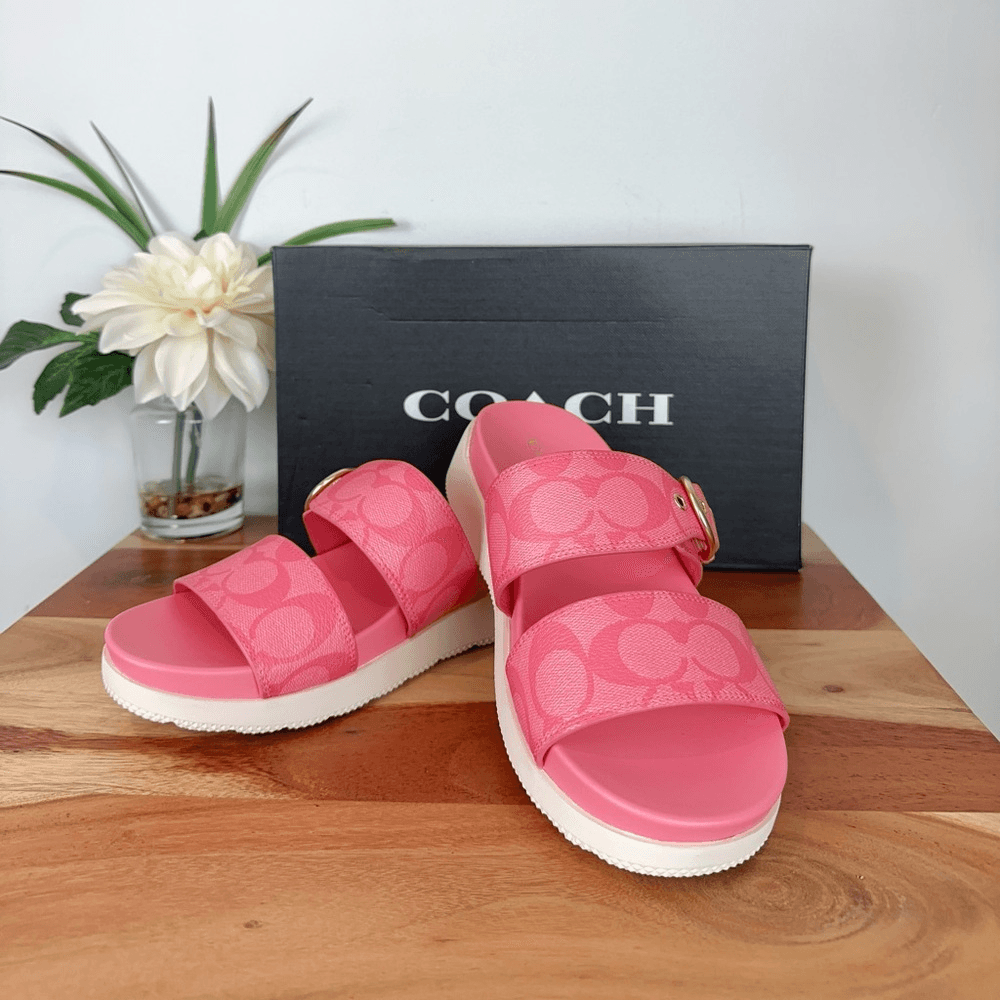 NWT Coach Gwen Signature Sandal size US5B | eBay