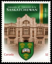 🍁Canada  #2210i    Saskatchewan University   Nice New  2007 Die Cut Q/Pac Issue