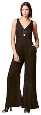 RACHEL Rachel Roy Black Sleeveless Wide-leg Jumpsuit XS MSRP: $149.00