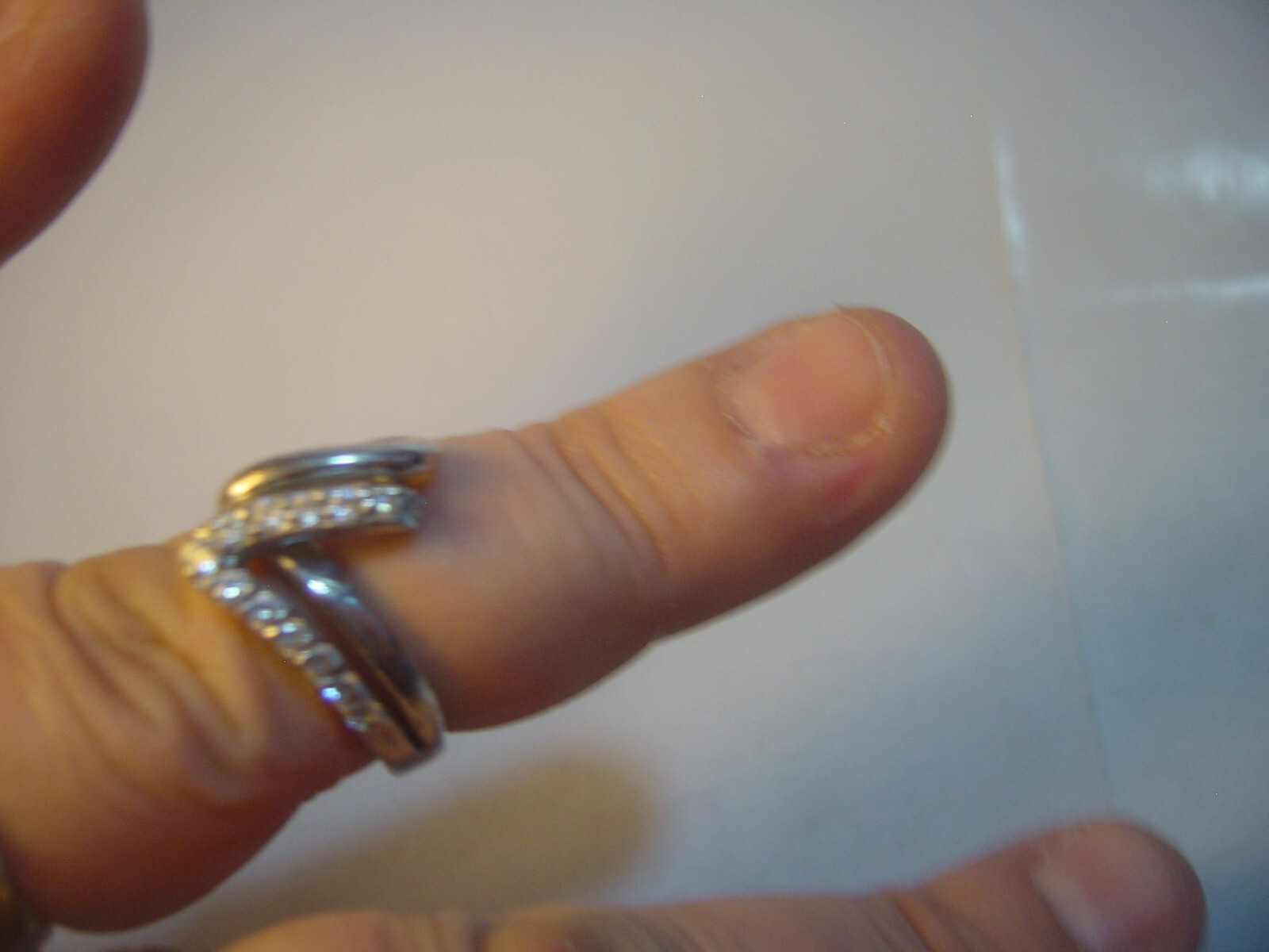 Vintage Solid thick Silver Ring-Stunning chunky z… - image 3