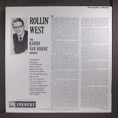 RANDY VAN HORNE: rollin' west EVEREST 12