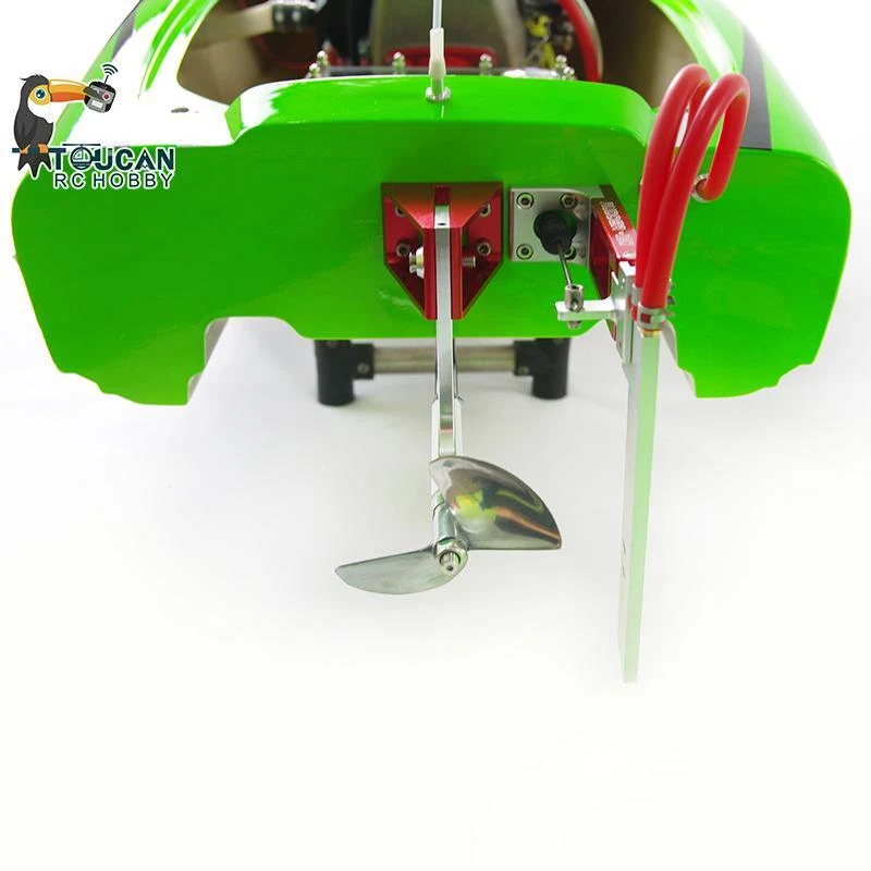 1170MM G26L 26CC Gasolina ARTR Carrera Gasolina RC Barco Pintado Manba Dirección Servo Foto 3 de 4