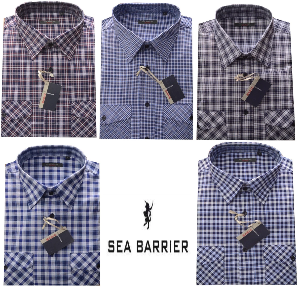 Camicia a Quadri Uomo Duca Homme Manica Lunga Fit Rilassato | Status