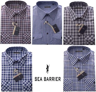 Chemise Homme Manches Longues M L XL XXL 3XL 100% Coton Deux Poches Cadres Grade - Photo 1/4