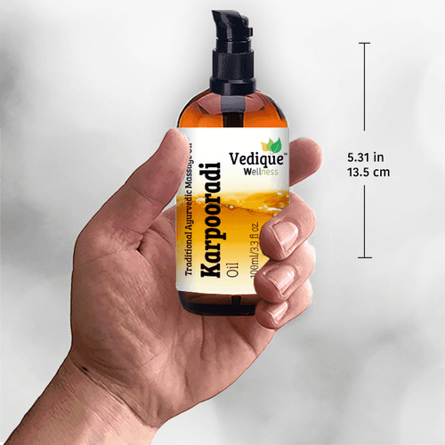 VEDIQUE REMEDIES Karpooradi Oil | Camphor Rich, Ayurvedic Classical Massage O... - Picture 6 of 16