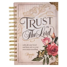 Christian Art Gifts Journal W/Scripture For Women Trust In The Lord Butterf...