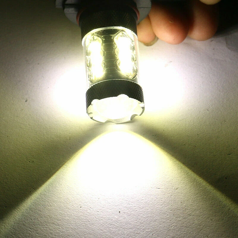 Farol de motocicleta 1x80W H4 feixe Hi/Lo lâmpada frontal LED branco 6000K 1500LM - Imagem 2 de 4