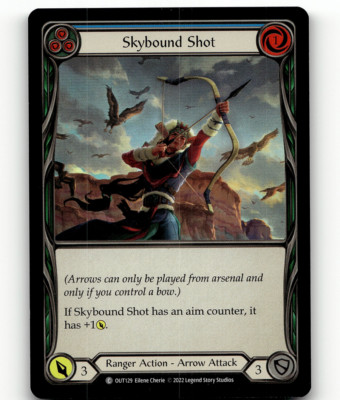 Flesh And Blood Skybound Shot (Blue) FOIL Outsiders Common