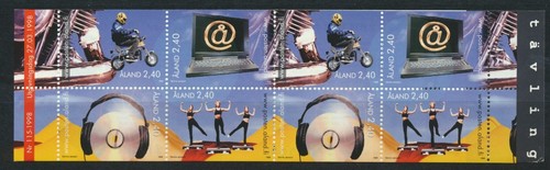 ALAND ISLANDS. 1998. 19.20 Mk. Active Youth. Booklet, MNH (H7) - Picture 2 of 2