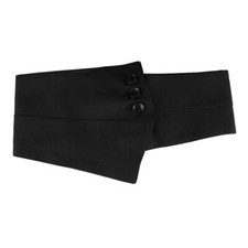 Ladies Asymmetrical Suit Stretch Wide Waist Belt Corset Elastic Dress Waistband