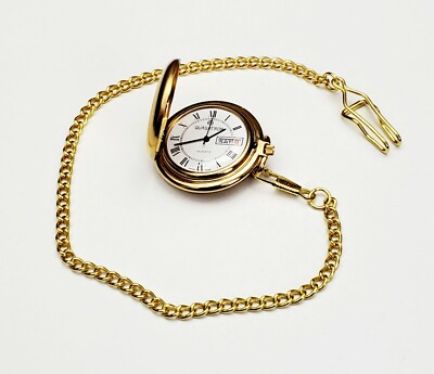 RARE,UNIQUE Men's Vintage 70's Pocket Watch QUASATRON. Midsize 