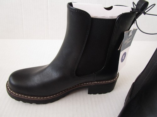 Universal Thread Womens 6-M Celina Chelsea Boots with Memory Foam Insole Black - Picture 6 of 9