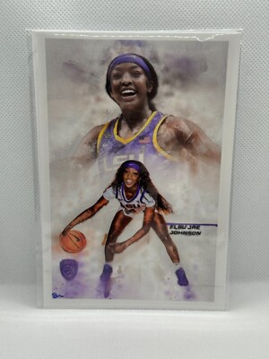 Flau'Jae Johnson 4x6 Art Photo Print John Rudolph Signed LSU