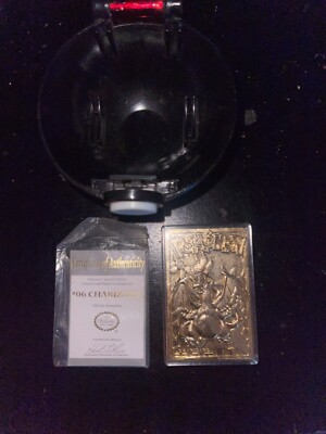 pokemon charizard 23k gold plated trading cards comes with coa Charizard ex - Secret Rare - 185/165 - Pokemon 151 (Japanese)