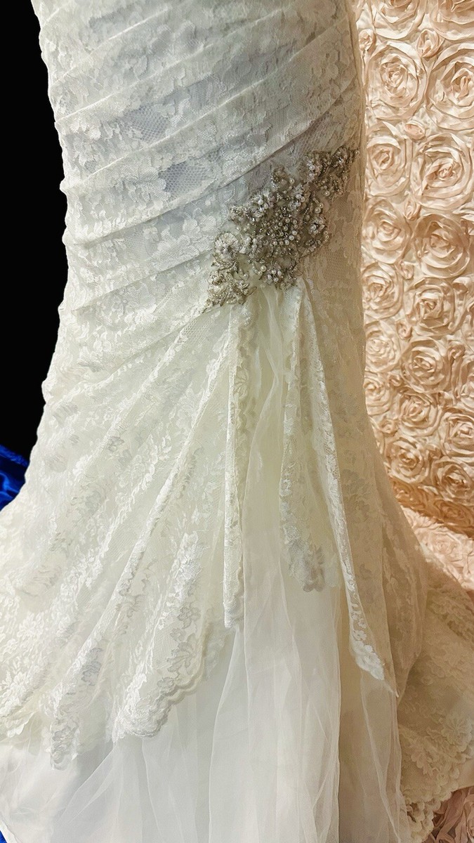 Davids Bridal A-line strapless YP3344 Ivory **New with Tag** Size 6 | eBay Davids Bridal A-line strapless YP3344 Ivory **New with Tag** Size 6 | eBay