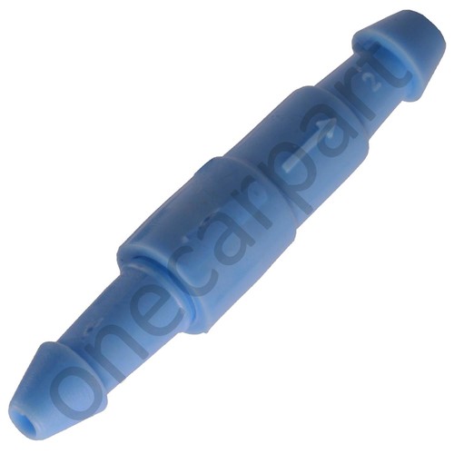 5X New UNIVERSAL One way WINDSCREEN SCREENWASH IN LINE PIPE JOINER CONNECTOR 4MM - Picture 4 of 5