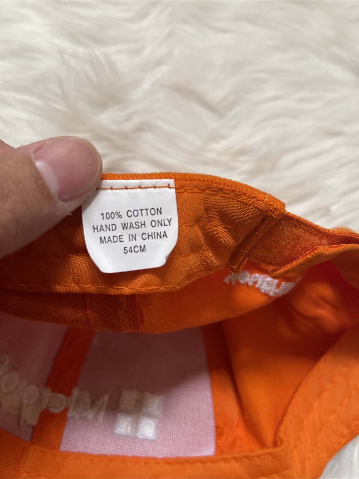 MICROSOFT "Coder" Embroidered Logo Orange Adjusta… - image 3