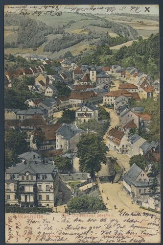 DEUTSCHLAND. Glashütte. Vom Ochsenkopf gesehen (PC140) - Bild 1 von 2