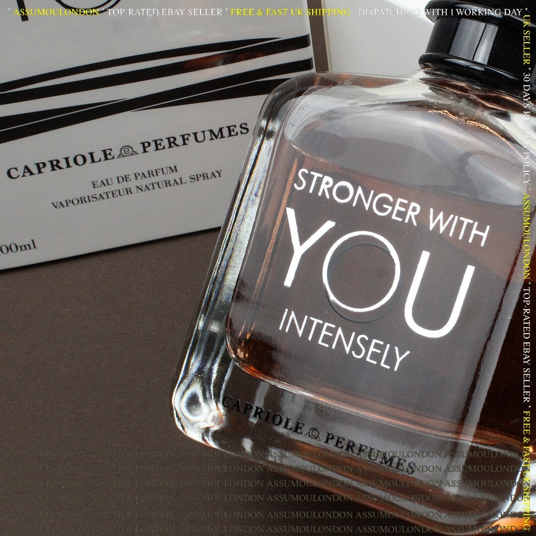 STRONGER WITH YOU INTENSELY 100ML EDP PERFUME AMAZING MEN STRONGER WITH YOU INTENSELY 100ML EDP PERFUME AMAZING MEN
