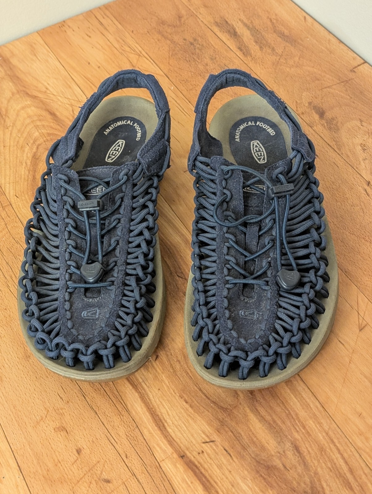 Keen UNEEK 9 sandali acqua scarpe escursionismo blu corda elastica spiaggia