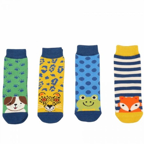 Mr Heron Boys 7-9 Animal Socks Box - Picture 2 of 6