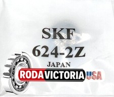 SKF 624 ZZ C3 Deep Groove Ball Bearing, Metal Shielded 4x13x5mm