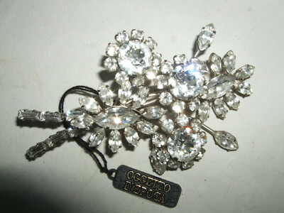 Spilla Da Fiore Con Strass Vintage - Accessorio Elegante Per Abiti, Cappelli E Sciarpe, Regalo Per Donne - Foto 8