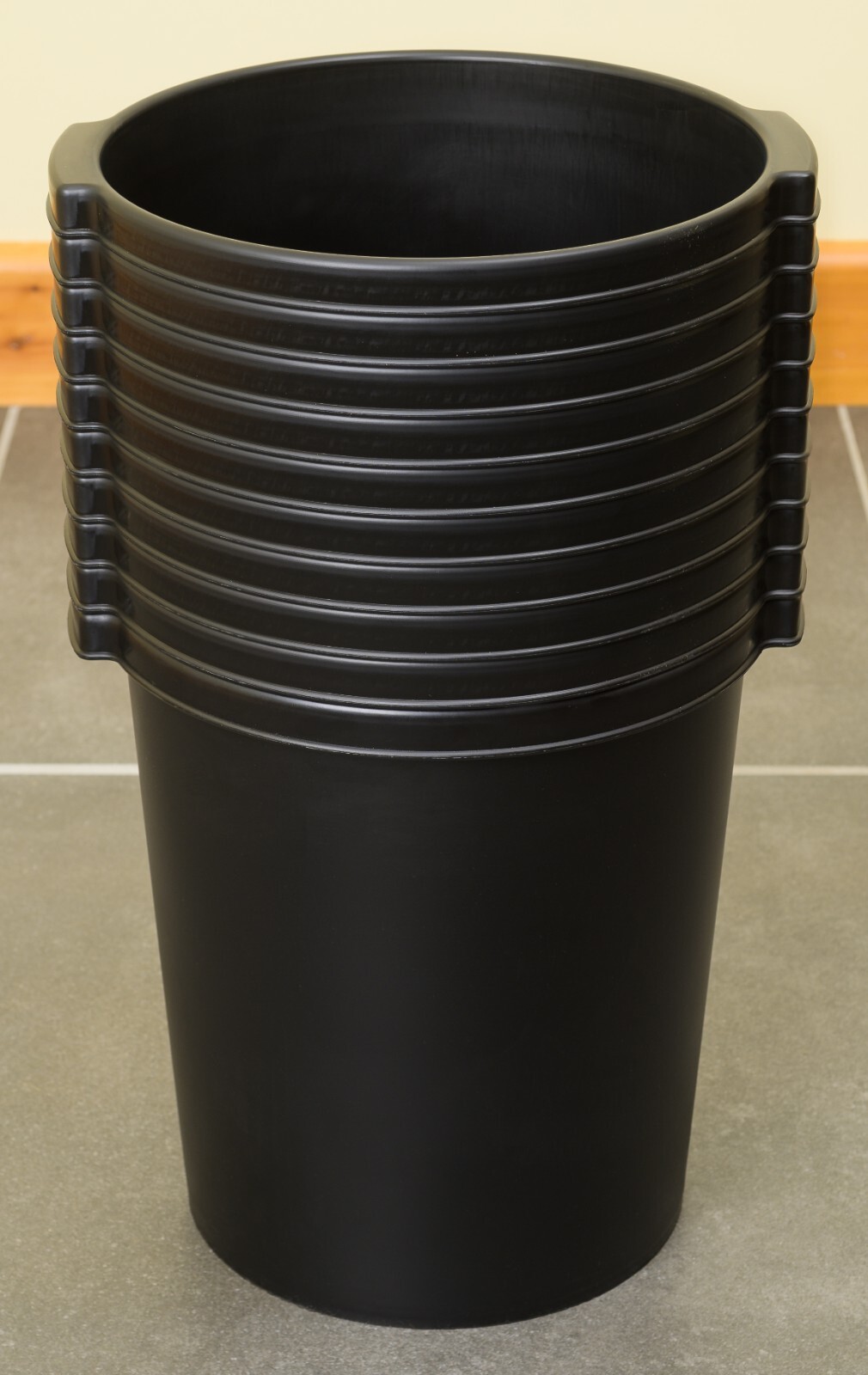 Jalema 2292860990 x10 Waste Bin, 15 Litre, Multipack, Recycled Polypropylene