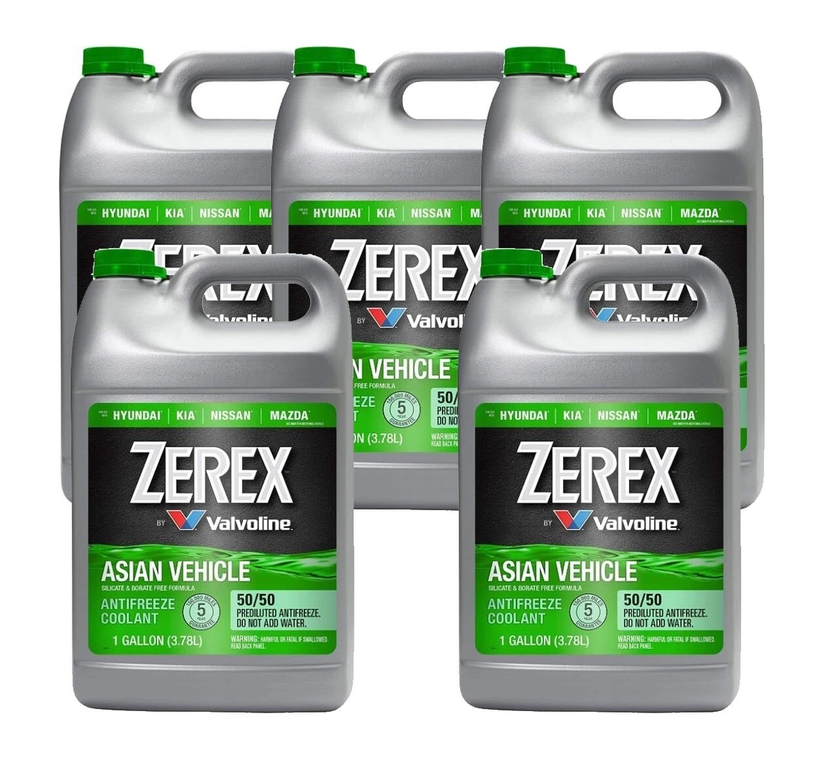Zerex Valvoline Asian Vehicle Antifreeze Coolant, Opened,, 52 OFF