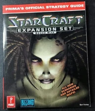 Starcraft Expansion Set Brood War Prima's Official Strategy Guide Blizzard 1998