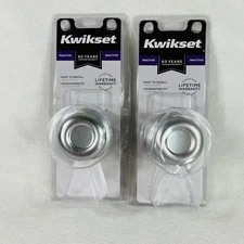 Lot of 2 Kwikset 488T 26D CP Satin Chrome Tylo Dummy Knob 94880-365