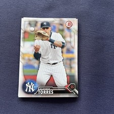 2016 Bowman Draft Gleyber Torres RC #BD-160 New York Yankees