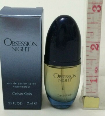 Obsession Night by Calvin Klein women 0.25 oz /7ml EDP Spray Mini/ Travel Size