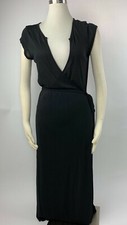 NEW Banana Republic Black True Wrap Tie Waist Dress Small S