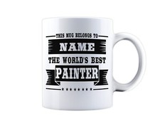 Painter Personalised Mug Name Coffee Tea Cup Art Job Artist Painting Gift Idea